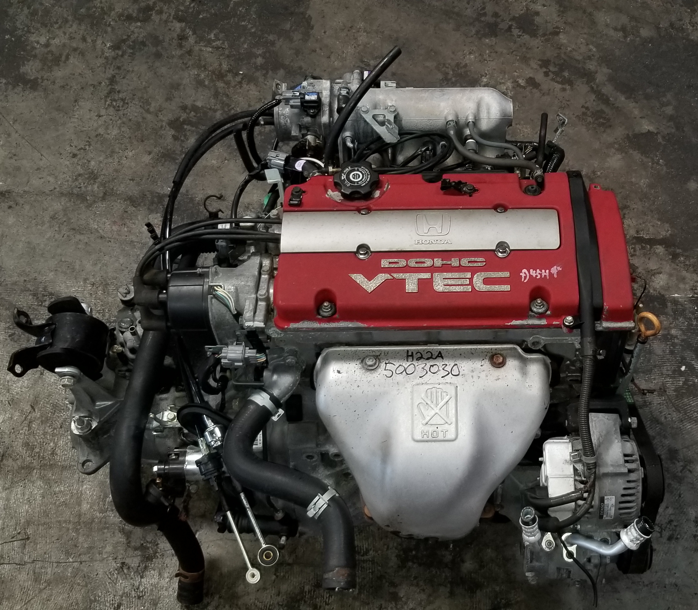H22A 1997 2001 Honda Accord Prelude 2.2L Euro-R VTEC Engine with T2W4
