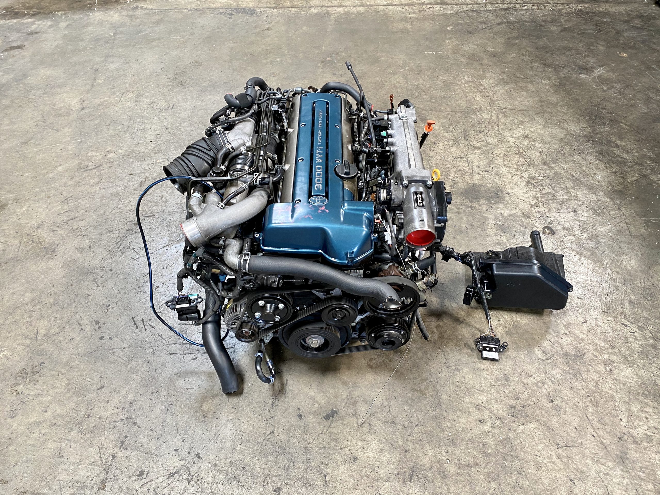 2JZGTE VVTI Twin Turbo 3.0 Engine ECU Harness MAF Igniter