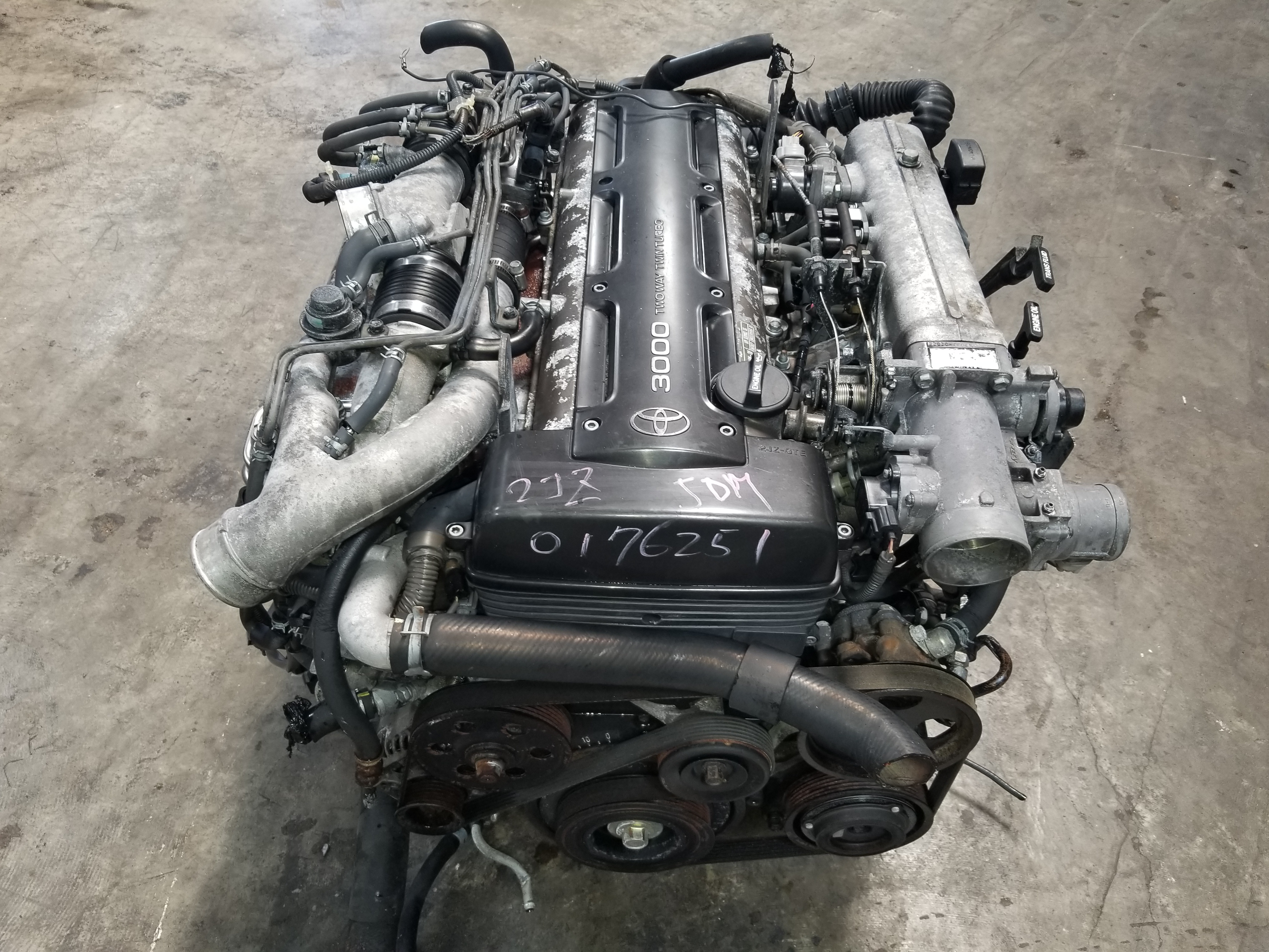 2JZGTE NonVVTi Twin Turbo 3.0L Toyota 2JZ Engine with