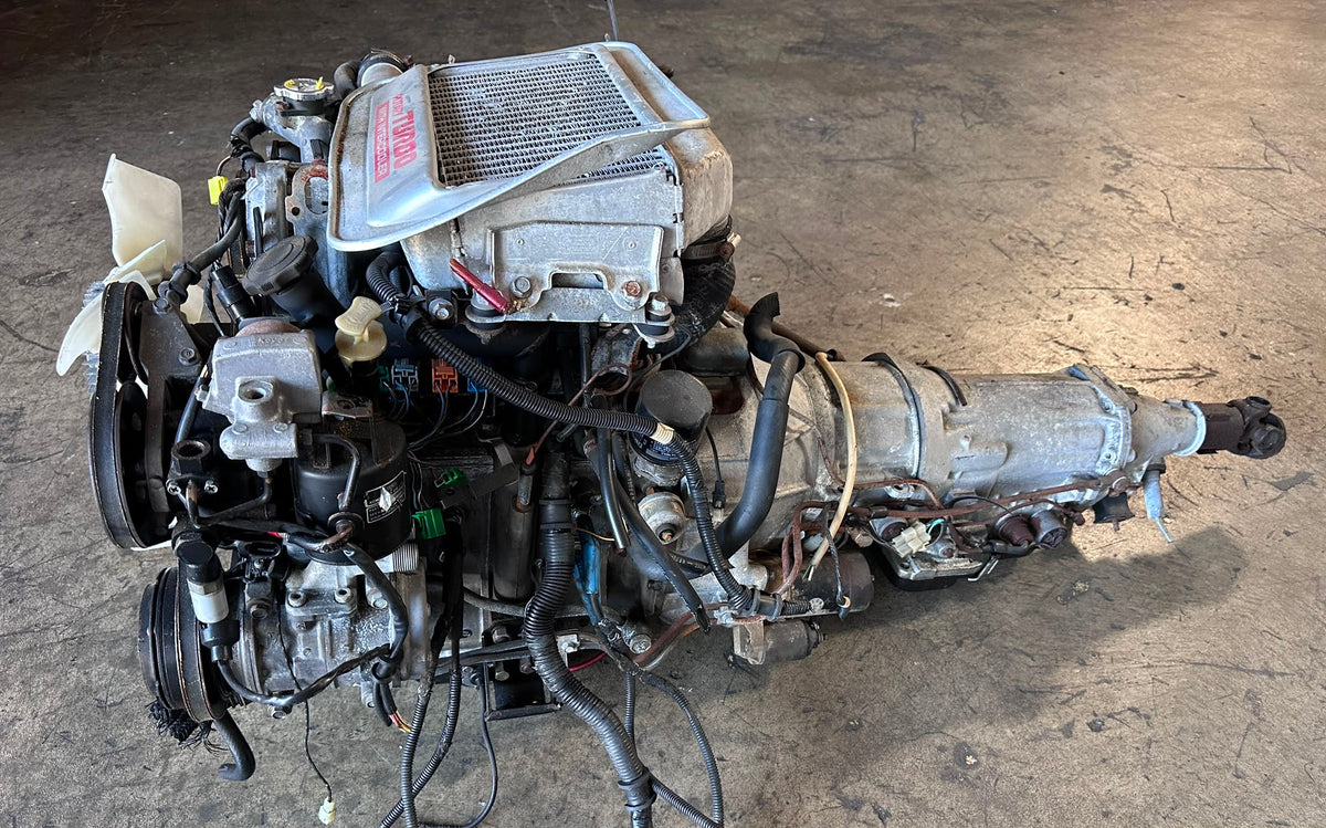 JDM 1988-1991 MAZDA RX7 FC 13B 1.3L ROTARY TURBO ENGINE AUTOMATIC TRANSMISSION
