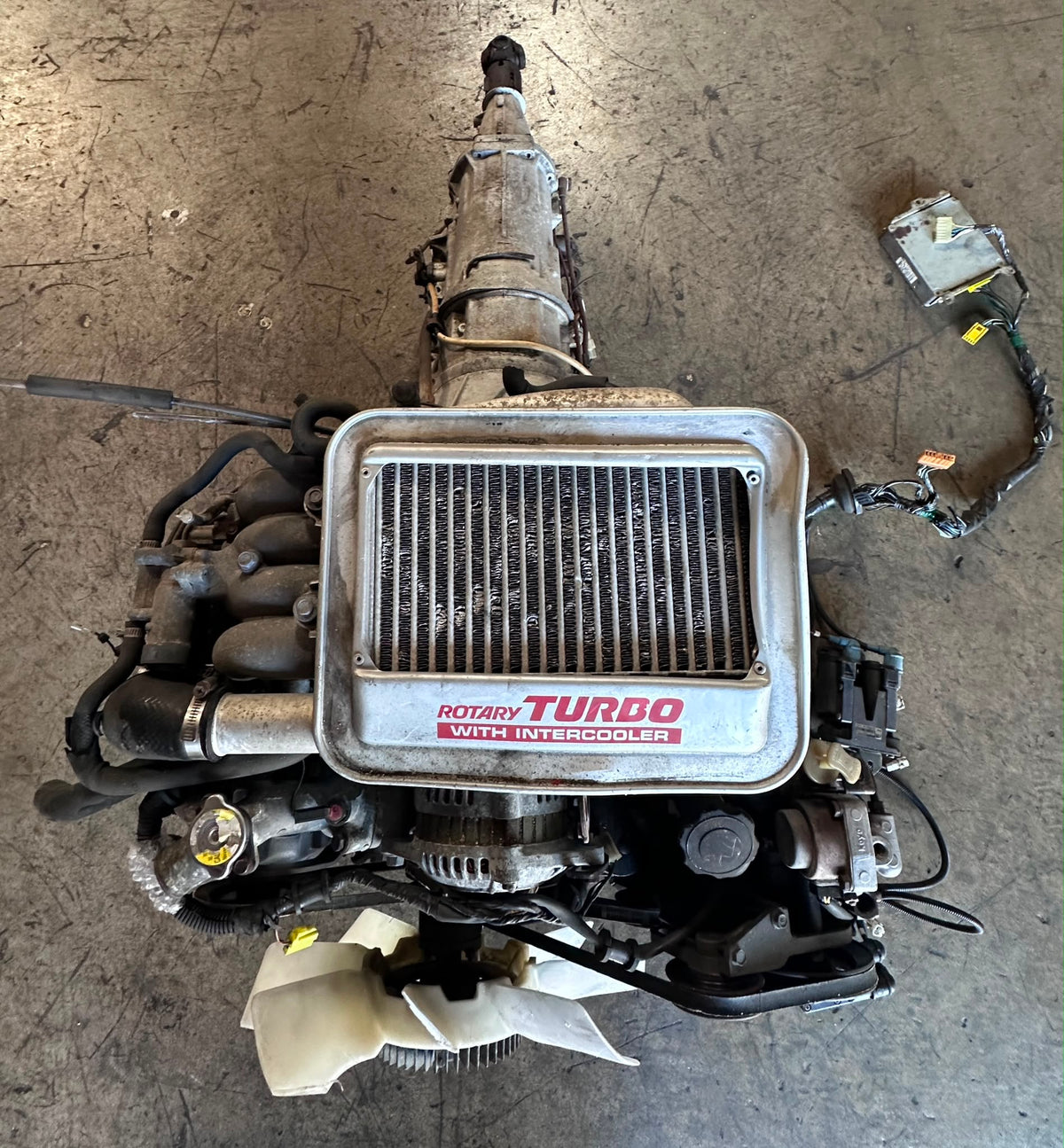 JDM 1988-1991 MAZDA RX7 FC 13B 1.3L ROTARY TURBO ENGINE AUTOMATIC TRANSMISSION