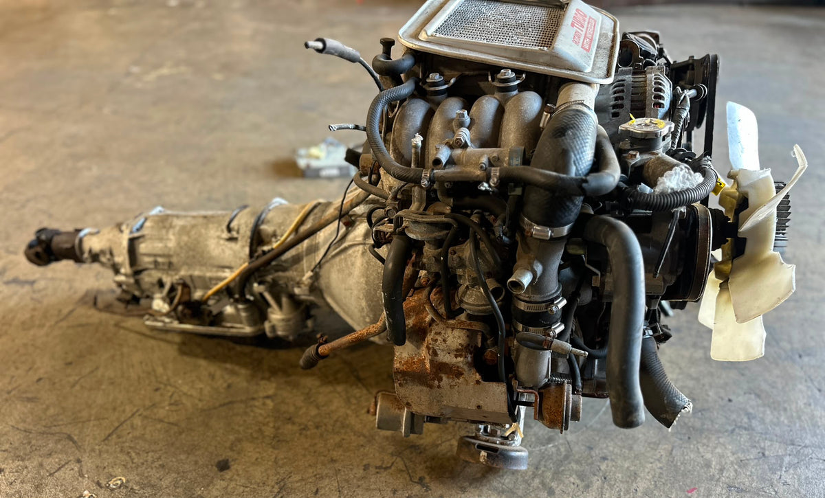 JDM 1988-1991 MAZDA RX7 FC 13B 1.3L ROTARY TURBO ENGINE AUTOMATIC TRANSMISSION