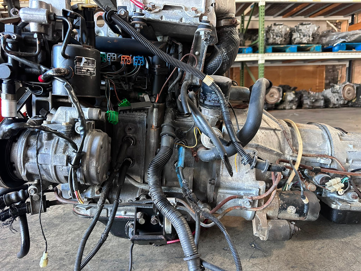 JDM 1988-1991 MAZDA RX7 FC 13B 1.3L ROTARY TURBO ENGINE AUTOMATIC TRANSMISSION