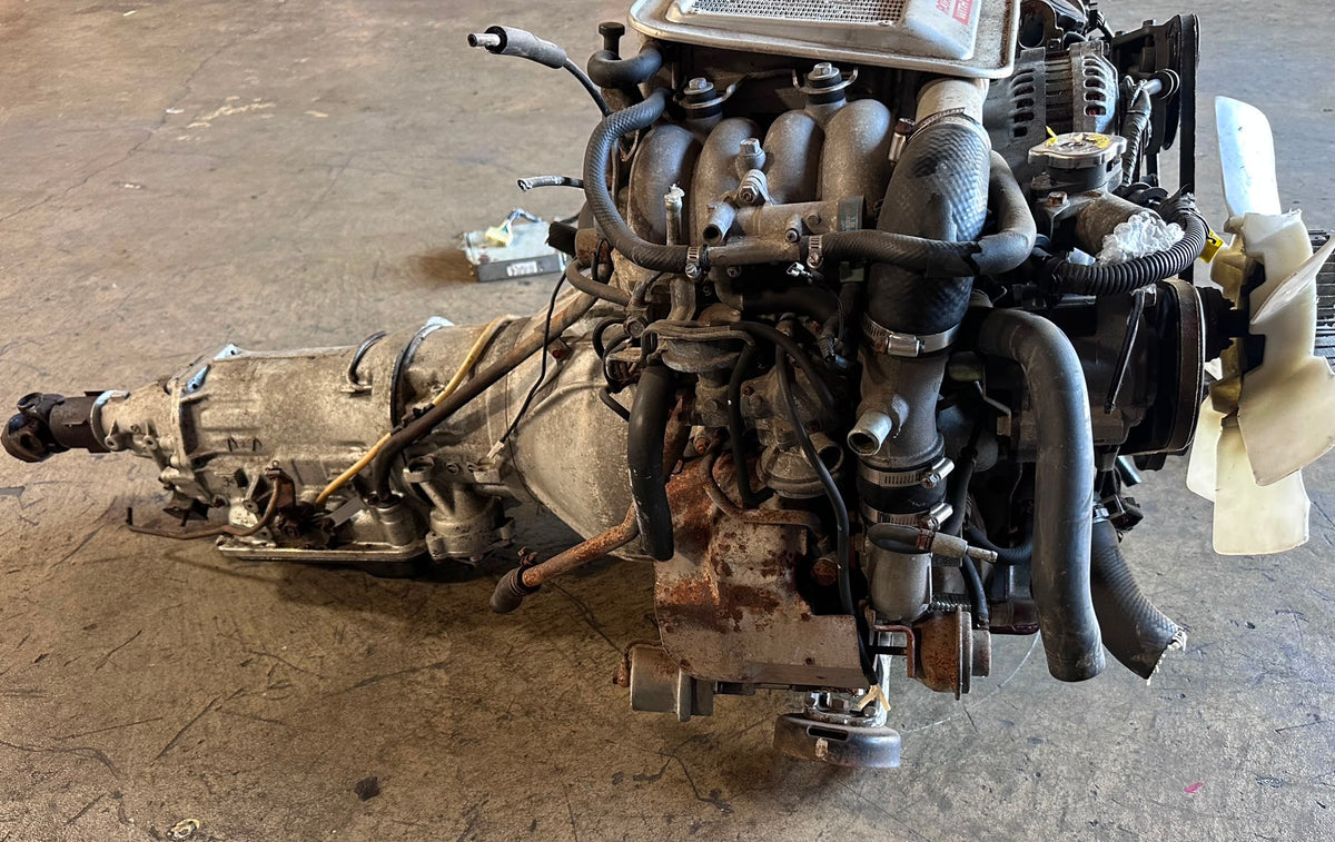 JDM 1988-1991 MAZDA RX7 FC 13B 1.3L ROTARY TURBO ENGINE AUTOMATIC TRANSMISSION