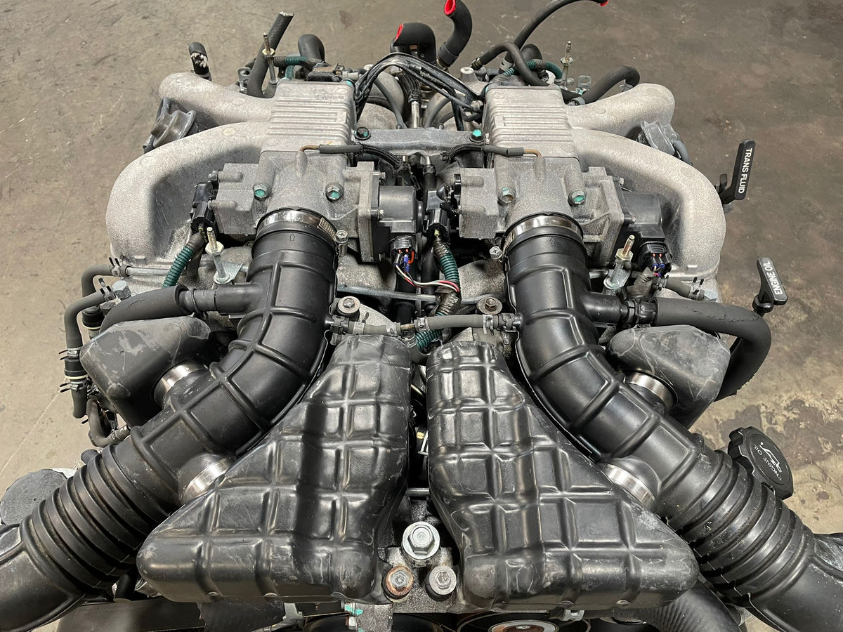 JDM TOYOTA CENTURY 1GZ-FE V12 VVTI VVT-I 5.0L ENGINE AUTOMATIC TRANSMISSION SUPRA MK4 1GZFE 1GZ JZAA80 JZS147