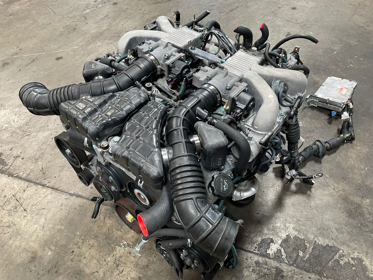 JDM TOYOTA CENTURY 1GZ-FE V12 VVTI VVT-I 5.0L ENGINE AUTOMATIC TRANSMISSION SUPRA MK4 1GZFE 1GZ JZAA80 JZS147