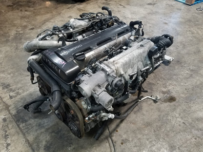 2JZGTE Non-VVTi Twin Turbo 3.0L Toyota 2JZ Engine with Automatic Transmission Complete Swap