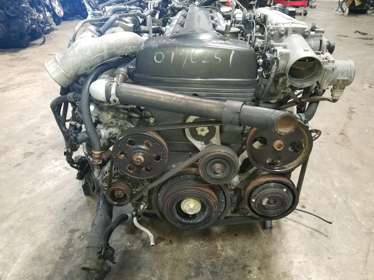 2JZGTE Non-VVTi Twin Turbo 3.0L Toyota 2JZ Engine with Automatic Transmission Complete Swap