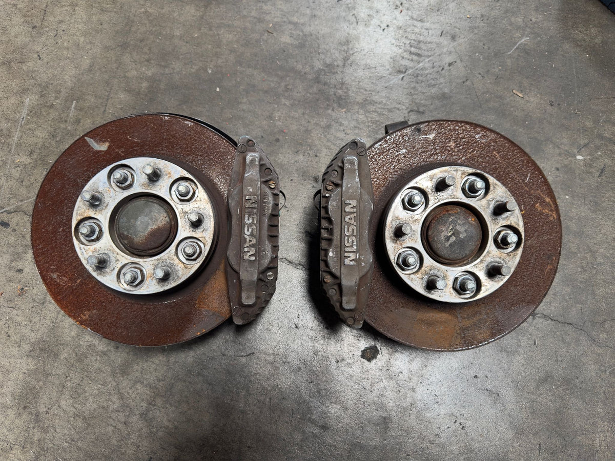 JDM NISSAN S14 SPINDLES WITH 300ZX Z32 CALIPERS