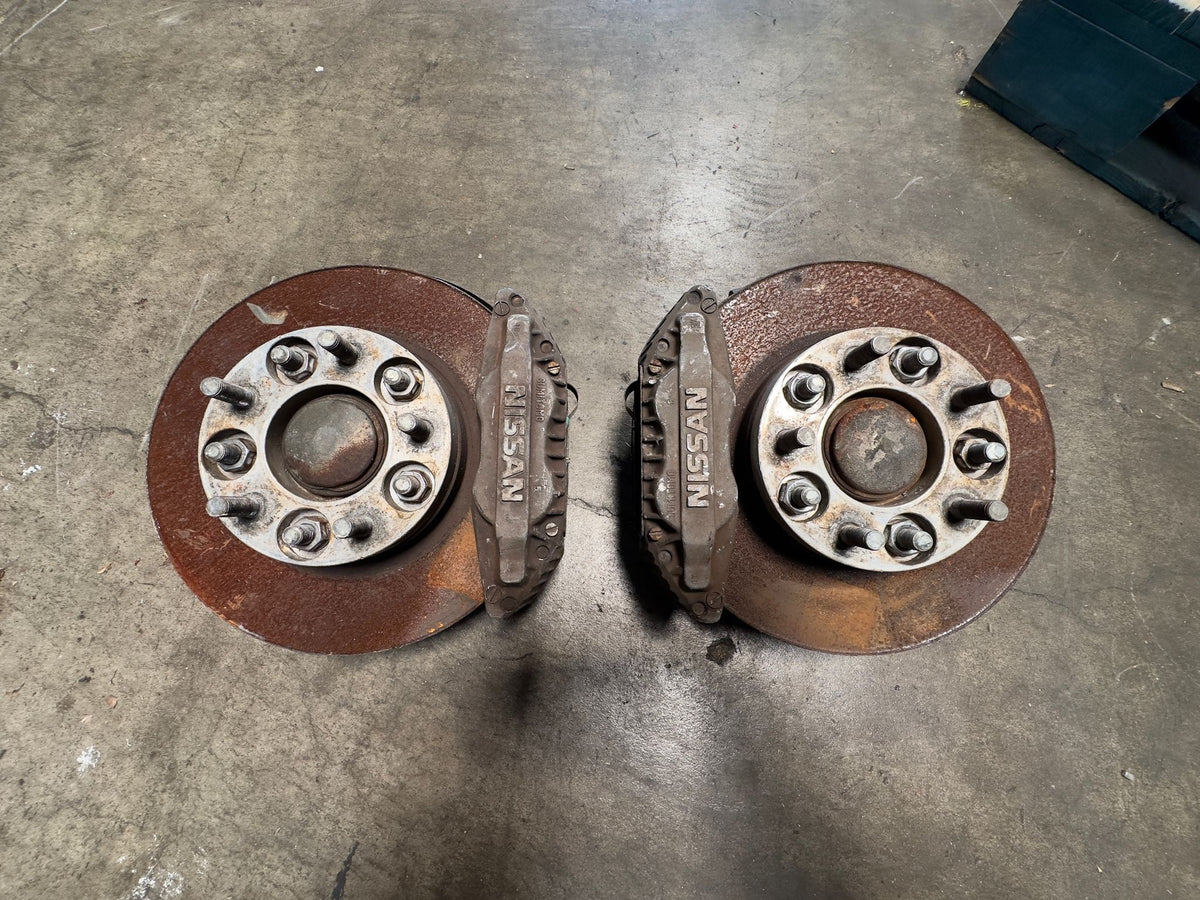 JDM NISSAN S14 SPINDLES WITH 300ZX Z32 CALIPERS