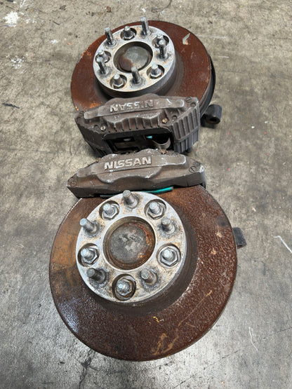 JDM NISSAN S14 SPINDLES WITH 300ZX Z32 CALIPERS