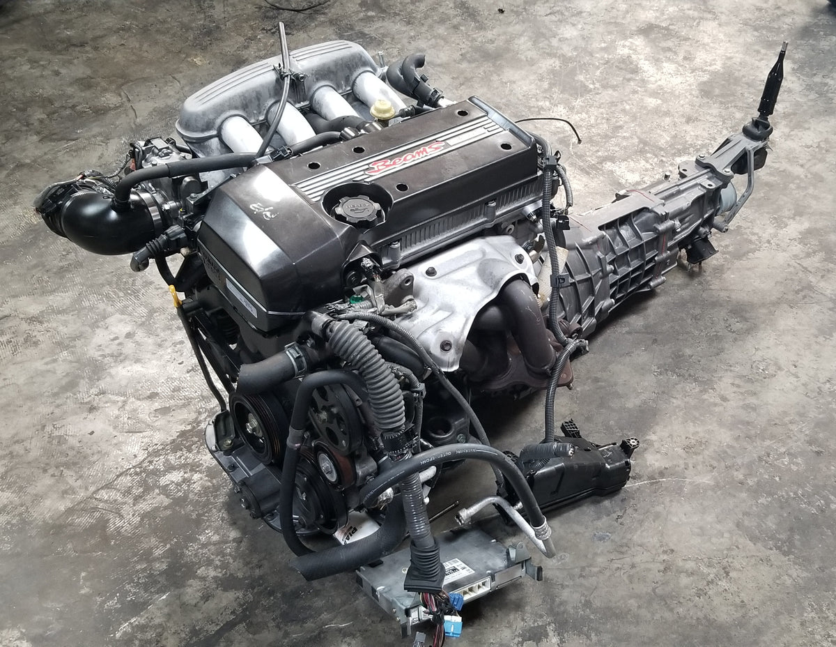 BEAMS 3SGE 2.0L Dual VVTi Engine with RWD 6 speed Manual Transmission Complete Swap JDM 1998-2005 Toyota Altezza RS200