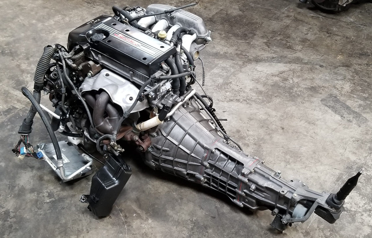 BEAMS 3SGE 2.0L Dual VVTi Engine with RWD 6 speed Manual Transmission Complete Swap JDM 1998-2005 Toyota Altezza RS200