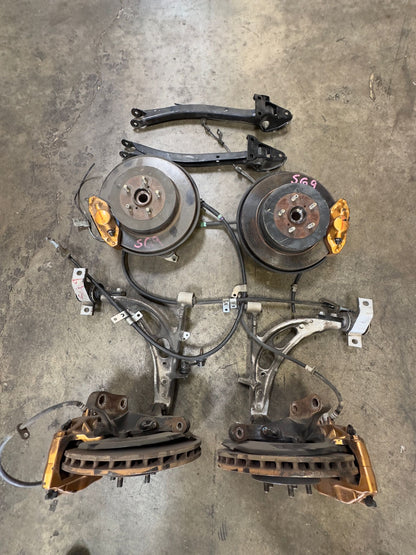 JDM SUBARU FORESTER STI SG9 BREMBO BRAKES CONVERSION 5X100 2003-2008