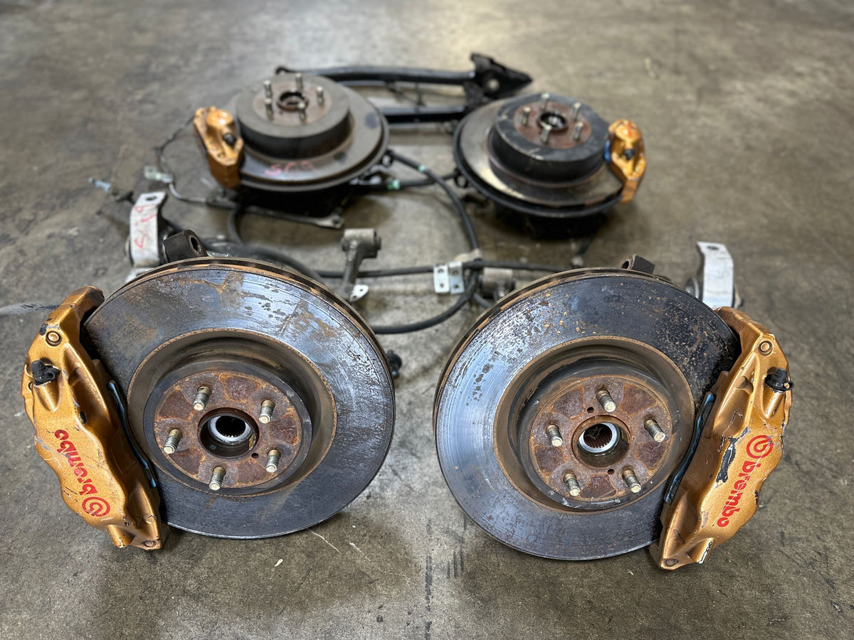 JDM SUBARU FORESTER STI SG9 BREMBO BRAKES CONVERSION 5X100 2003-2008