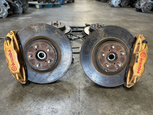 JDM SUBARU FORESTER STI SG9 BREMBO BRAKES CONVERSION 5X100 2003-2008