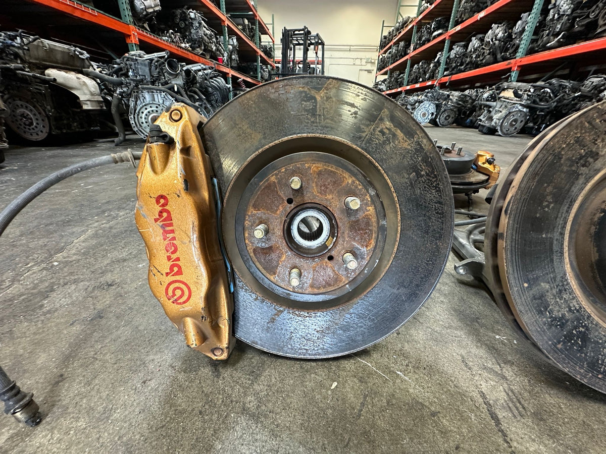 JDM SUBARU FORESTER STI SG9 BREMBO BRAKES CONVERSION 5X100 2003-2008