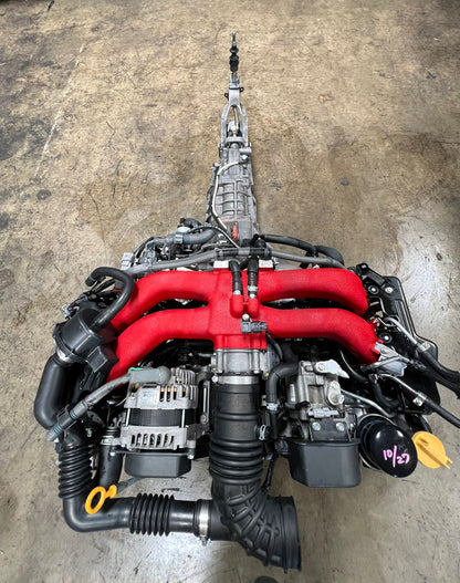 JDM SUBARU BRZ TOYOTA GT86 4U-GSE 4UGSE FR-S FA20 FA20D 2.0L ENGINE MOTOR WITH 6 SPEED MANUAL TRANSMISSION AND ECU 2017-2020