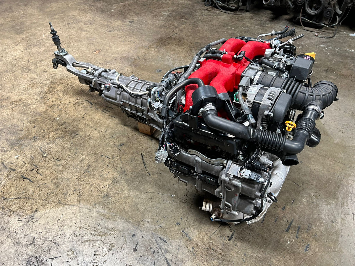 JDM SUBARU BRZ TOYOTA GT86 4U-GSE 4UGSE FR-S FA20 FA20D 2.0L ENGINE MOTOR WITH 6 SPEED MANUAL TRANSMISSION AND ECU 2017-2020