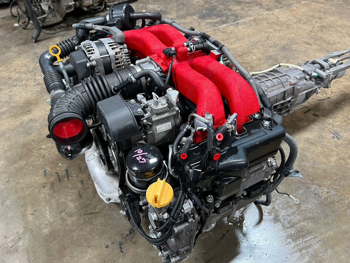 JDM SUBARU BRZ TOYOTA GT86 4U-GSE 4UGSE FR-S FA20 FA20D 2.0L ENGINE MOTOR WITH 6 SPEED MANUAL TRANSMISSION AND ECU 2017-2020