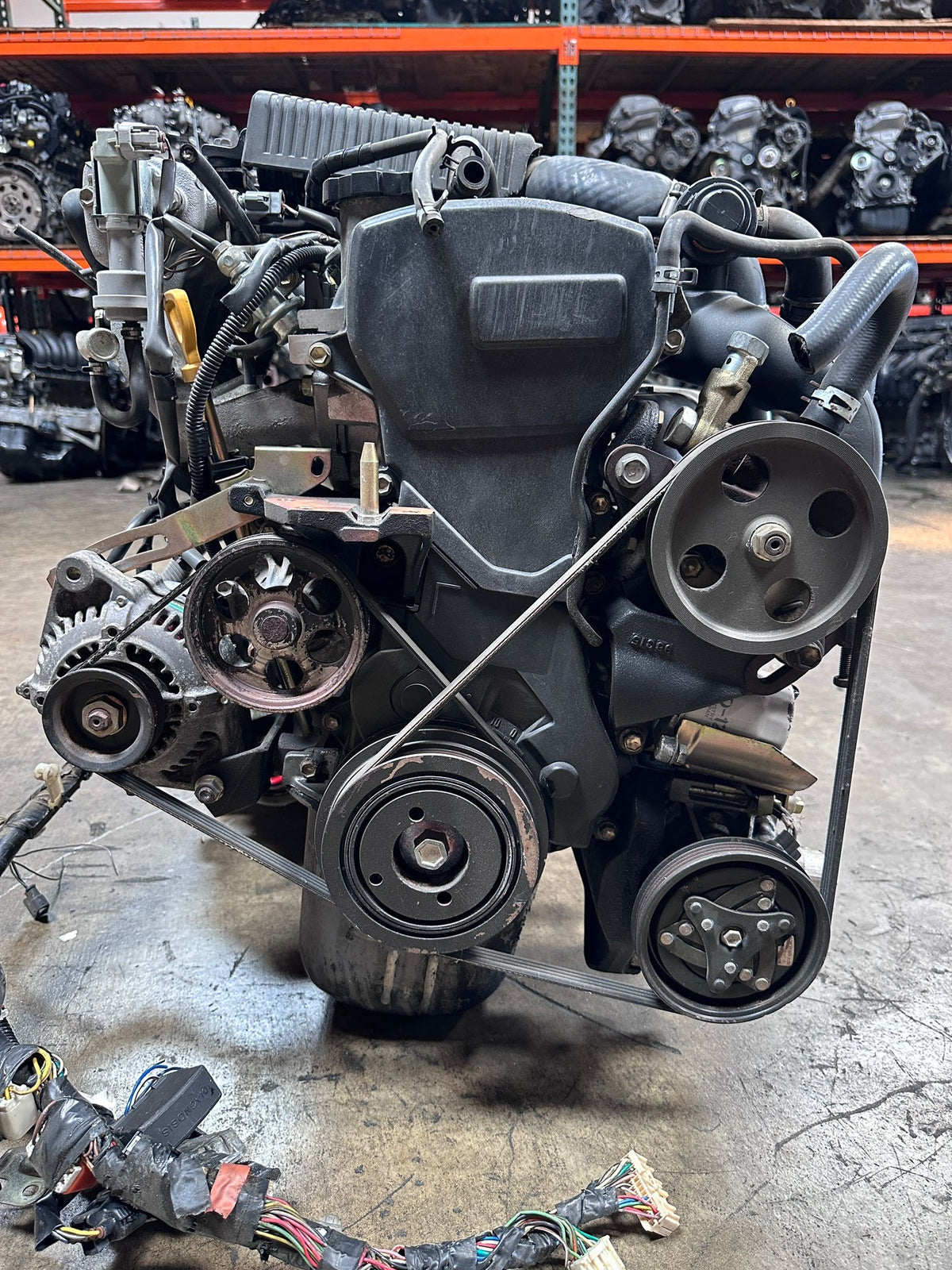 JDM TOYOTA STARLET 1.3L TURBO ENGINE 5 SPEED MT TRANSMISSION 4E-FTE