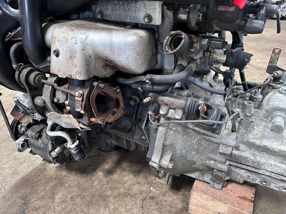JDM TOYOTA STARLET 1.3L TURBO ENGINE 5 SPEED MT TRANSMISSION 4E-FTE