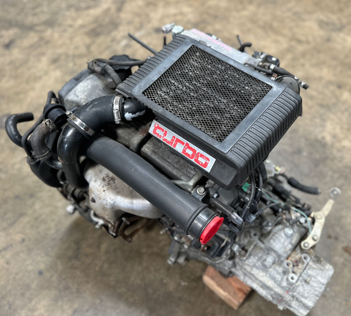 JDM TOYOTA STARLET 1.3L TURBO ENGINE 5 SPEED MT TRANSMISSION 4E-FTE