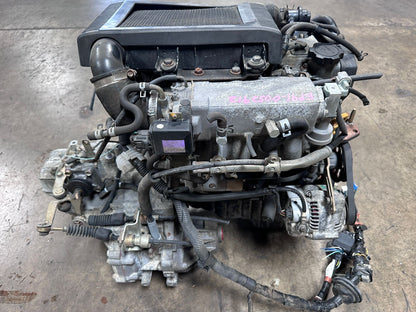 JDM TOYOTA STARLET 1.3L TURBO ENGINE 5 SPEED MT TRANSMISSION 4E-FTE