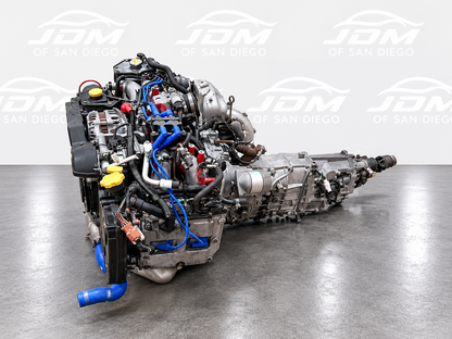 JDM SUBARU STI EJ20 2.0L GC8 TURBO ENGINE AND 5 SPEED MANUAL TRANSMISSION