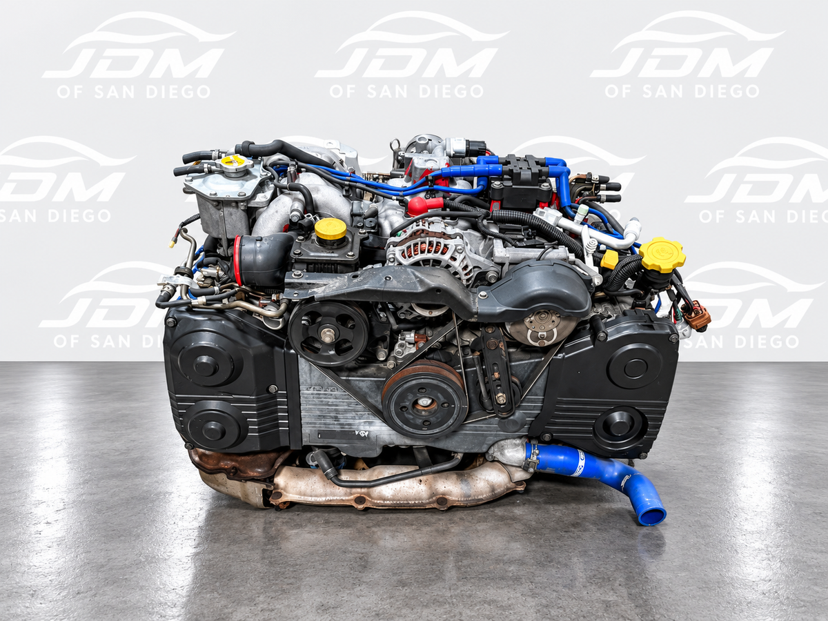 JDM SUBARU STI EJ20 2.0L GC8 TURBO ENGINE AND 5 SPEED MANUAL TRANSMISSION