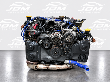 JDM SUBARU STI EJ20 2.0L GC8 TURBO ENGINE AND 5 SPEED MANUAL TRANSMISSION