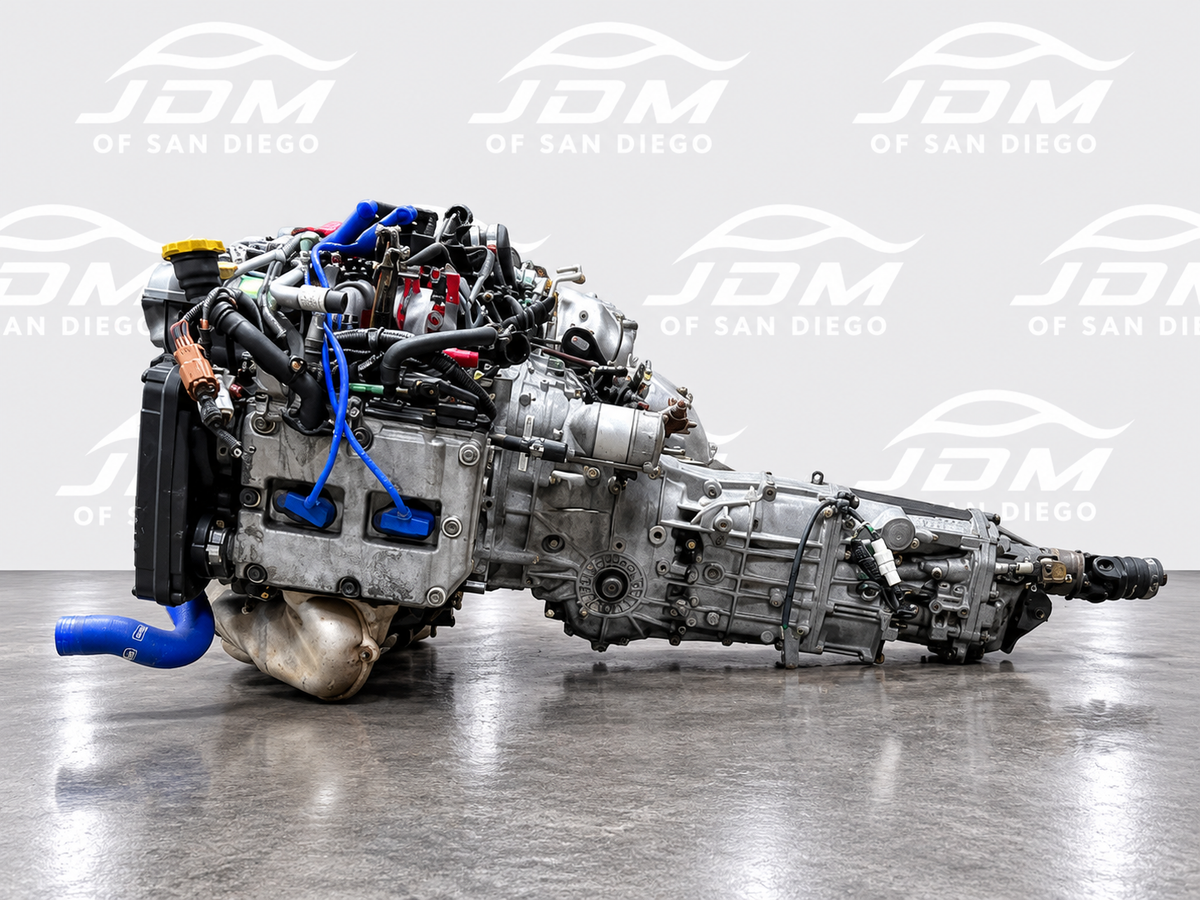 JDM SUBARU STI EJ20 2.0L GC8 TURBO ENGINE AND 5 SPEED MANUAL TRANSMISSION