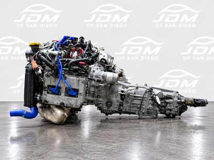 JDM SUBARU STI EJ20 2.0L GC8 TURBO ENGINE AND 5 SPEED MANUAL TRANSMISSION