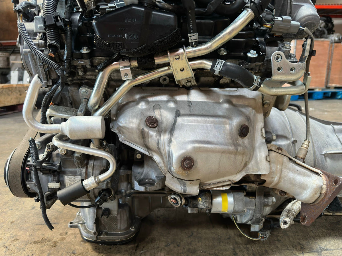 JDM NISSAN 370Z INFINITI G37 VQ37VHR 3.7L V6 ENGINE & MANUAL 6 SPEED TRANSMISSION