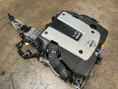 JDM NISSAN 370Z INFINITI G37 VQ37VHR 3.7L V6 ENGINE & MANUAL 6 SPEED TRANSMISSION