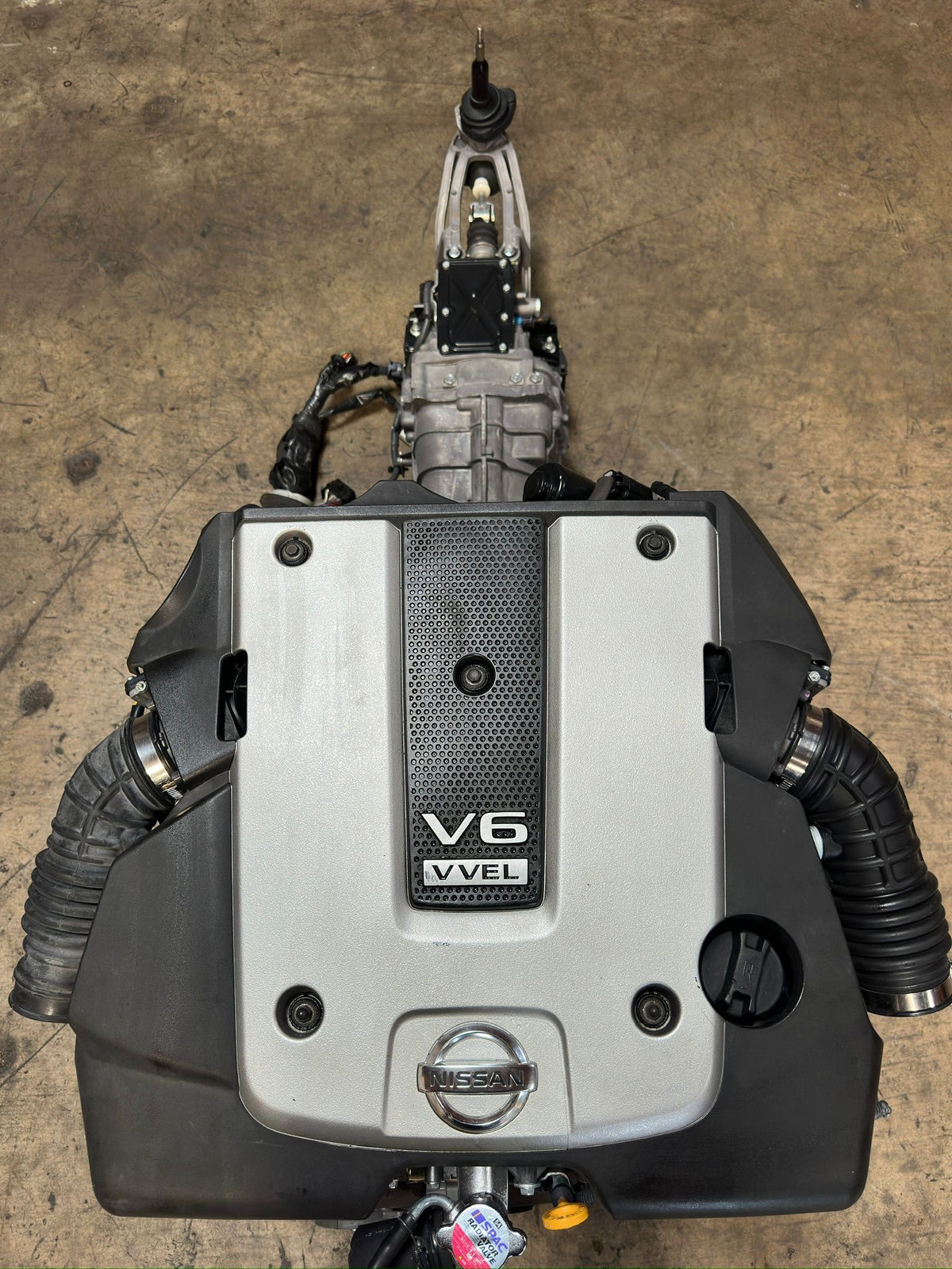 JDM NISSAN 370Z INFINITI G37 VQ37VHR 3.7L V6 ENGINE & MANUAL 6 SPEED TRANSMISSION