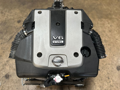 JDM NISSAN 370Z INFINITI G37 VQ37VHR 3.7L V6 ENGINE & MANUAL 6 SPEED TRANSMISSION