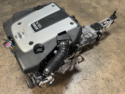 JDM NISSAN 370Z INFINITI G37 VQ37VHR 3.7L V6 ENGINE & MANUAL 6 SPEED TRANSMISSION