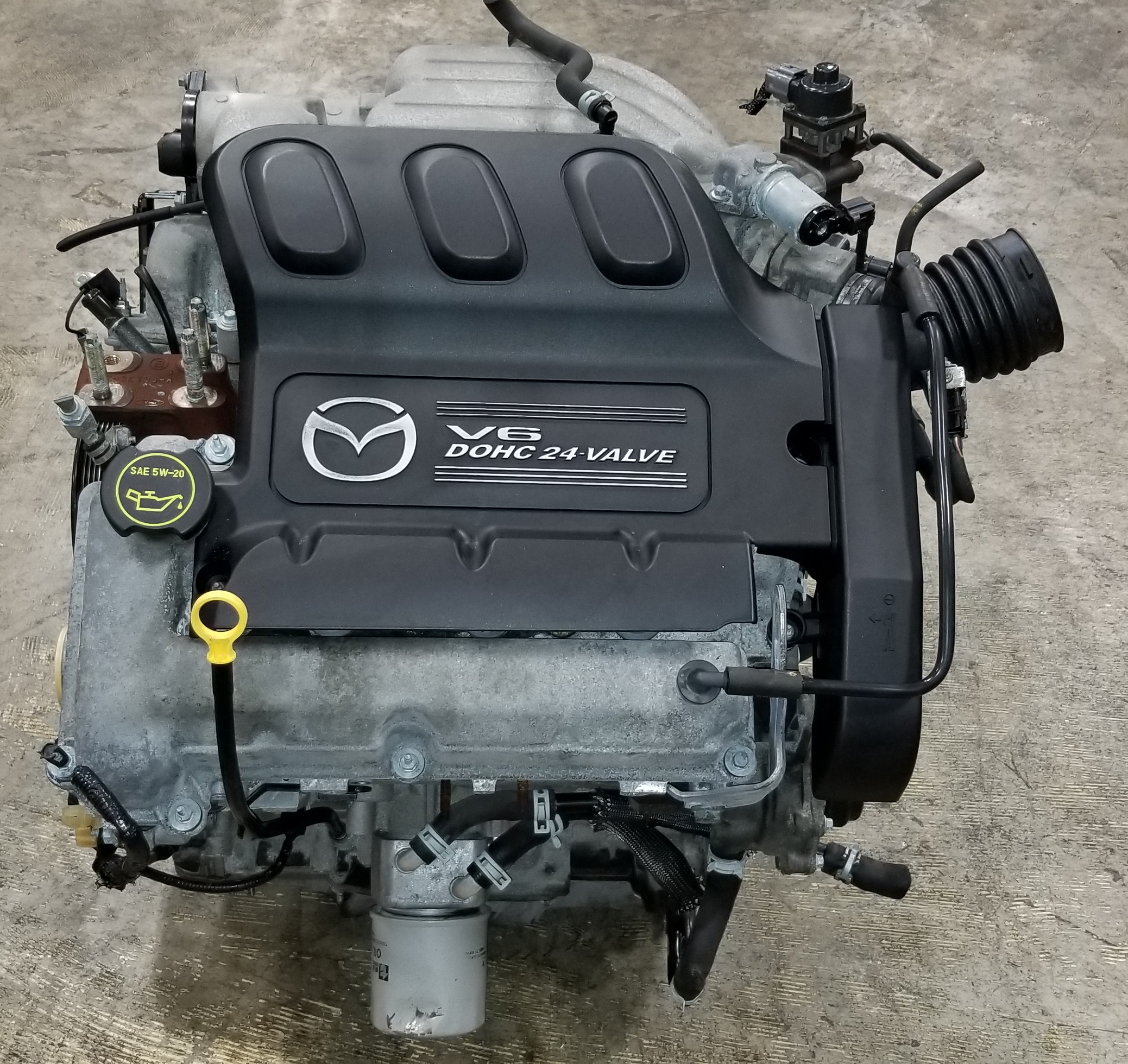 Б у двигатели россия. Mazda MPV 3.0 двигатель. Двигатель Mazda MPV 3.0 v6. Мотор Мазда трибьют 3.0. AJ-de v6 3.0 Mazda Tribute.