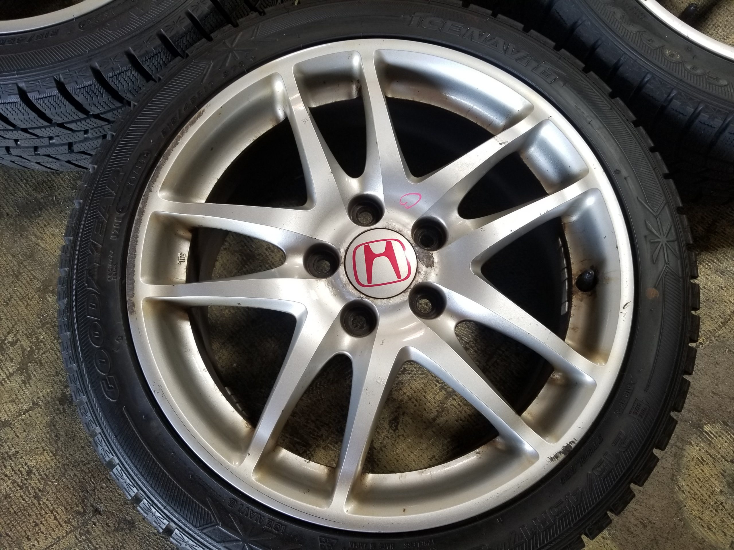 DC5 Integra Type R RSX Type S Wheels 5×114.3 17×7 Bridgestone Tires JDM ...