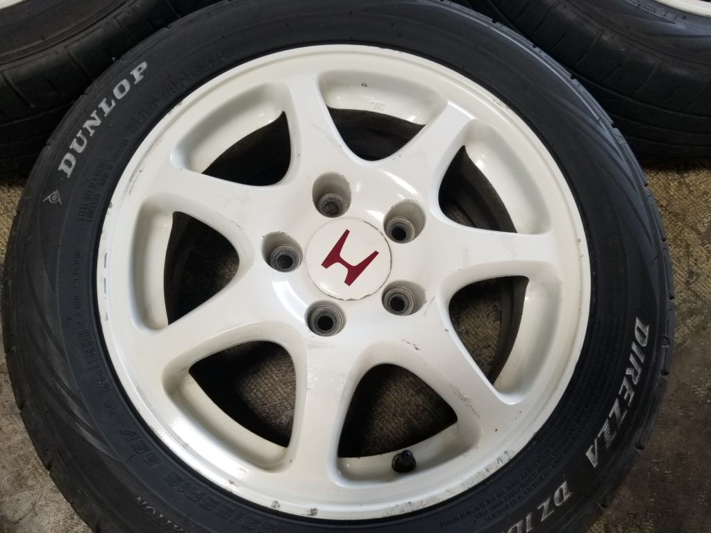 EK9 5X114.3 15X6 +50 Wheels 1996 2000 JDM Honda Civic EK9 Type R Rims ...