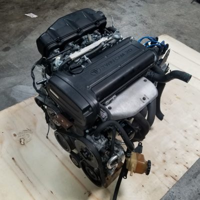 4AGE 20V Blacktop Engine with 6 Speed Manual Transmission Toyota ...