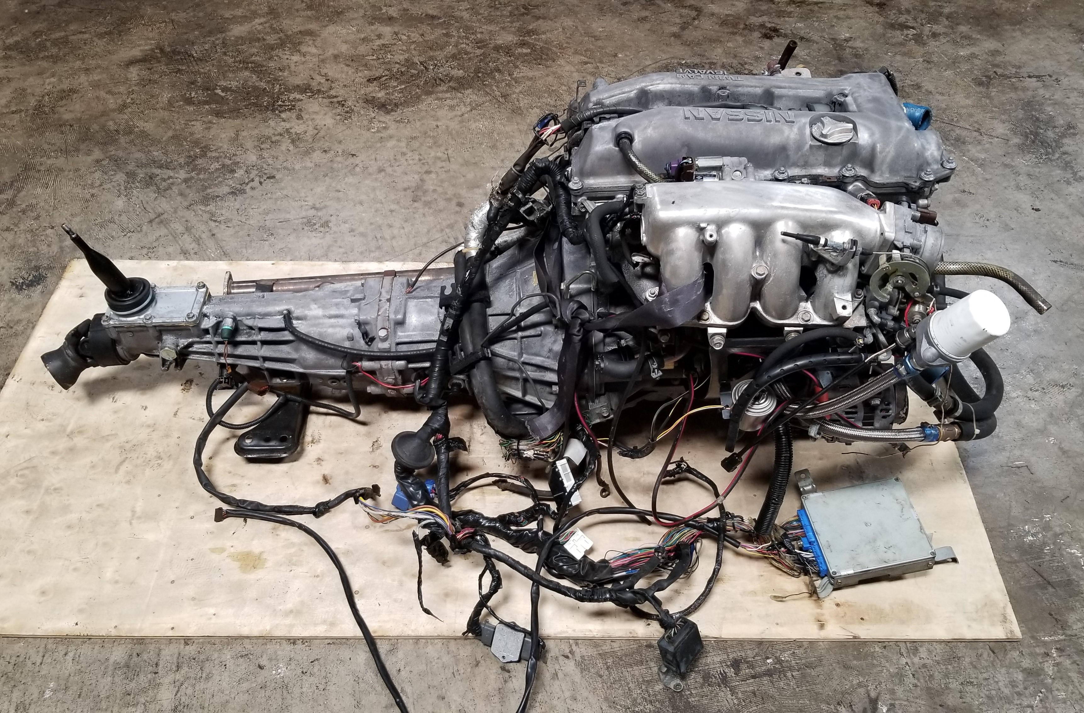 SR20DET S14 Notch Top 2.0L Turbo Engine with 5 Speed ... sr20det engine wiring harness 