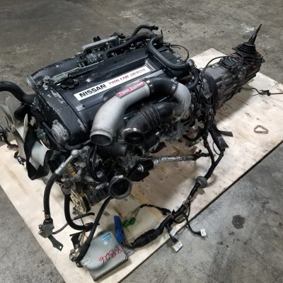 RB26DETT Nissan Skyline GTR R32 2.6L Twin Turbo Engine with 5 Speed AWD ...