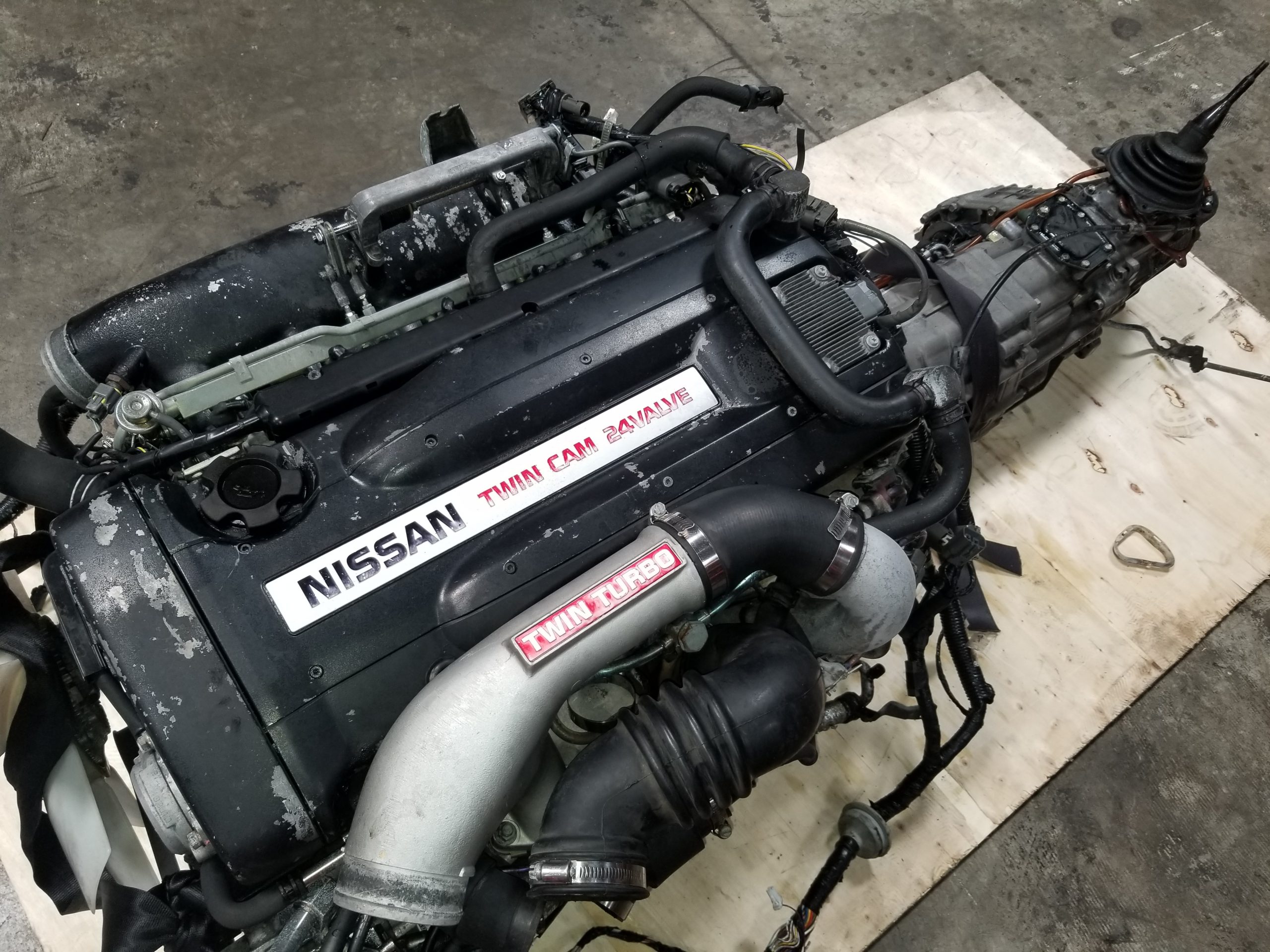 Rb26dett Nissan Skyline Gtr R32 2 6l Twin Turbo Engine With 5 Speed Awd Manual Transmission Jdm Of San Diego