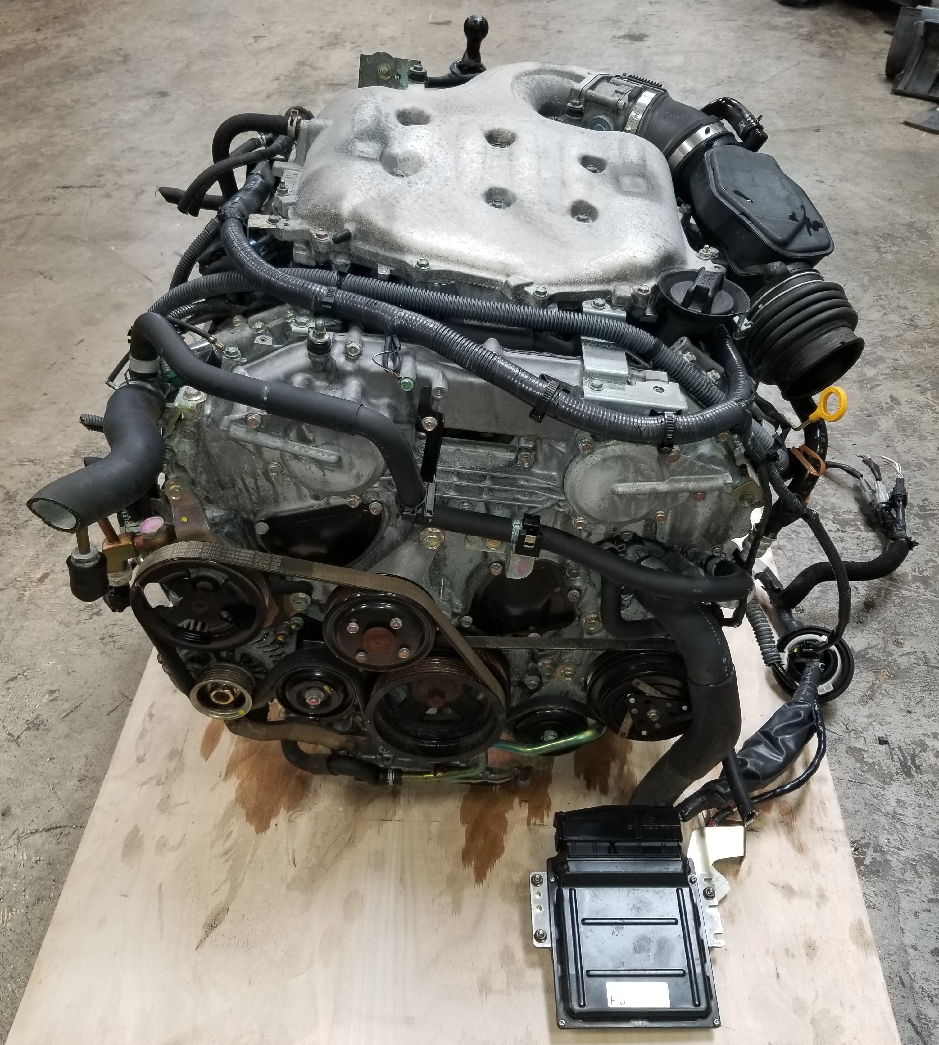 VQ35DE 2002-2005 Nissan 350Z G35 3.5L V6 Engine with 6 Speed Manual ...