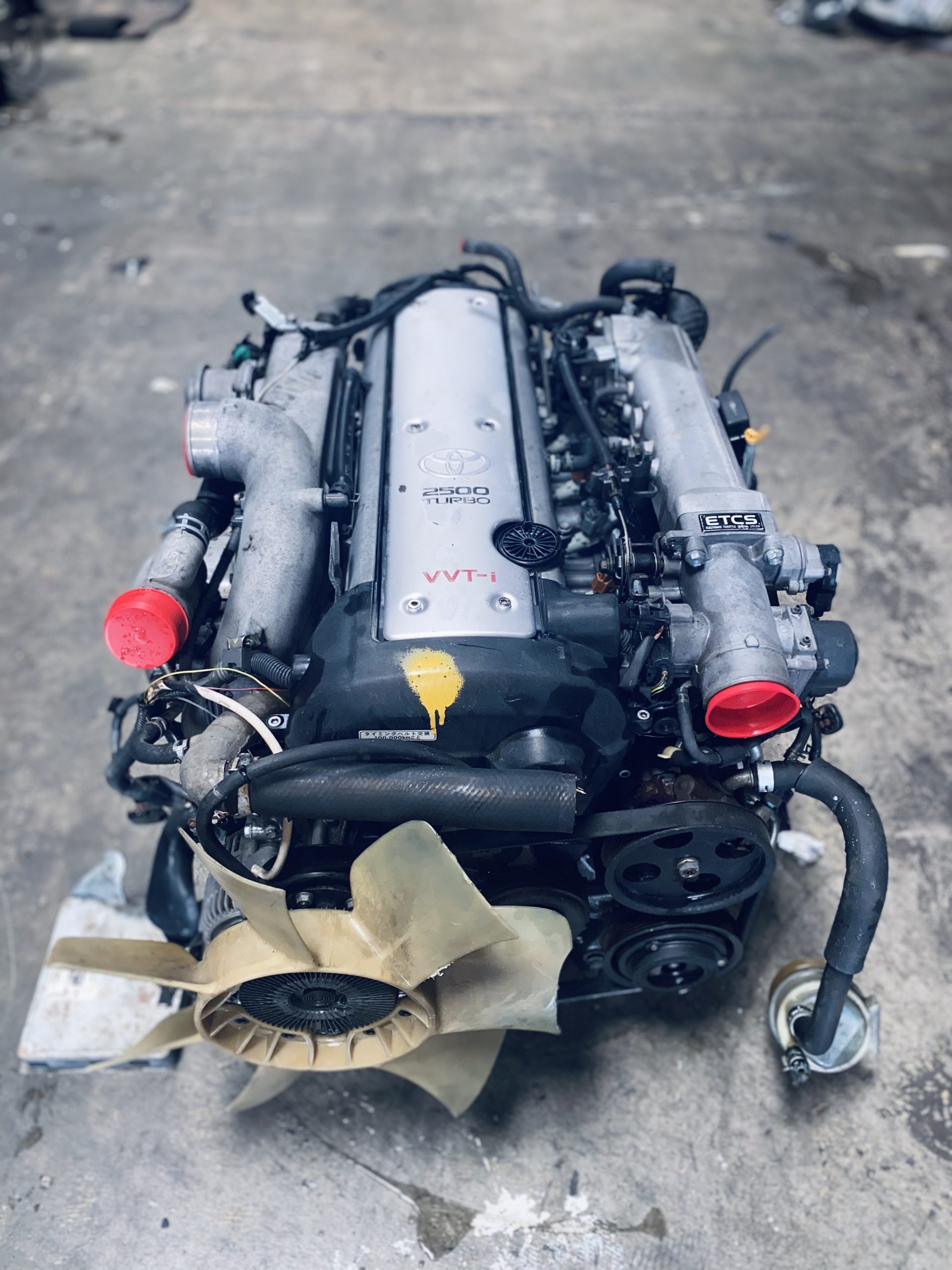 1JZGTE VVTi JZX100 1JZ Engine Front Sump Chaser NON-DBW Complete Swap