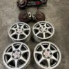 JDM HONDA CIVIC TYPE R EK9 CTR 5 LUG CONVERSION 5X114 SPINDLES FRONT AND REAR WITH WHEELS - Image 7