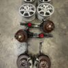 JDM HONDA CIVIC TYPE R EK9 CTR 5 LUG CONVERSION 5X114 SPINDLES FRONT AND REAR WITH WHEELS - Image 10