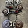 JDM HONDA CIVIC TYPE R EK9 CTR 5 LUG CONVERSION 5X114 SPINDLES FRONT AND REAR WITH WHEELS - Image 9